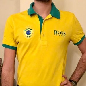 🔥 Hugo Boss Brazil polo shirt 🇧🇷